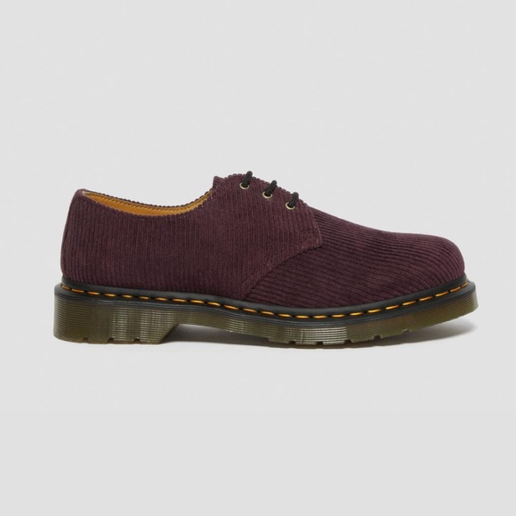 NIB Dr. Martens Burgundy Corduroy Loafers - Picture 8 of 9